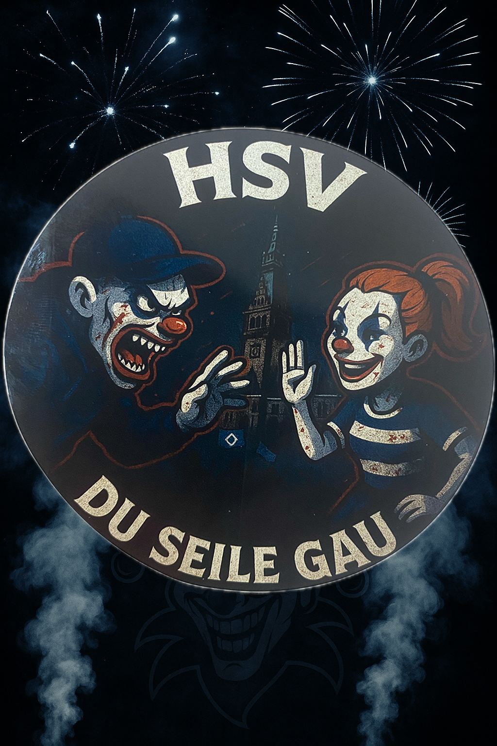 ⚓ HSV DU SEILE GAU – PSYKO CREW 1887 AUFKLEBER