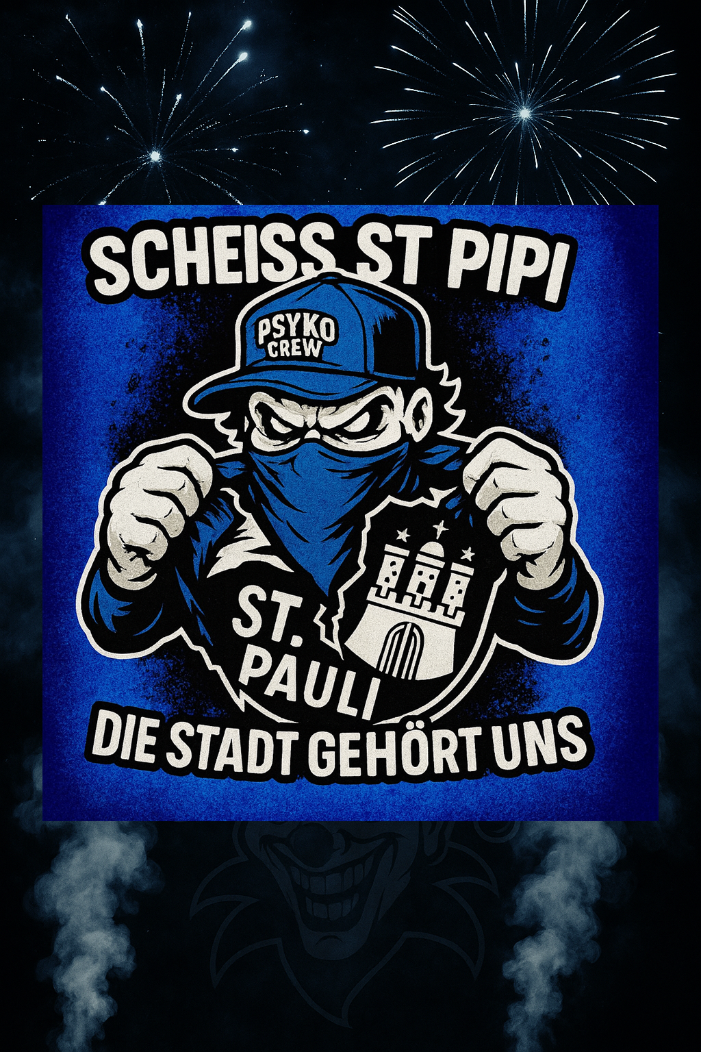 SCHEISS ST PIPI AUFKLEBER 50STK